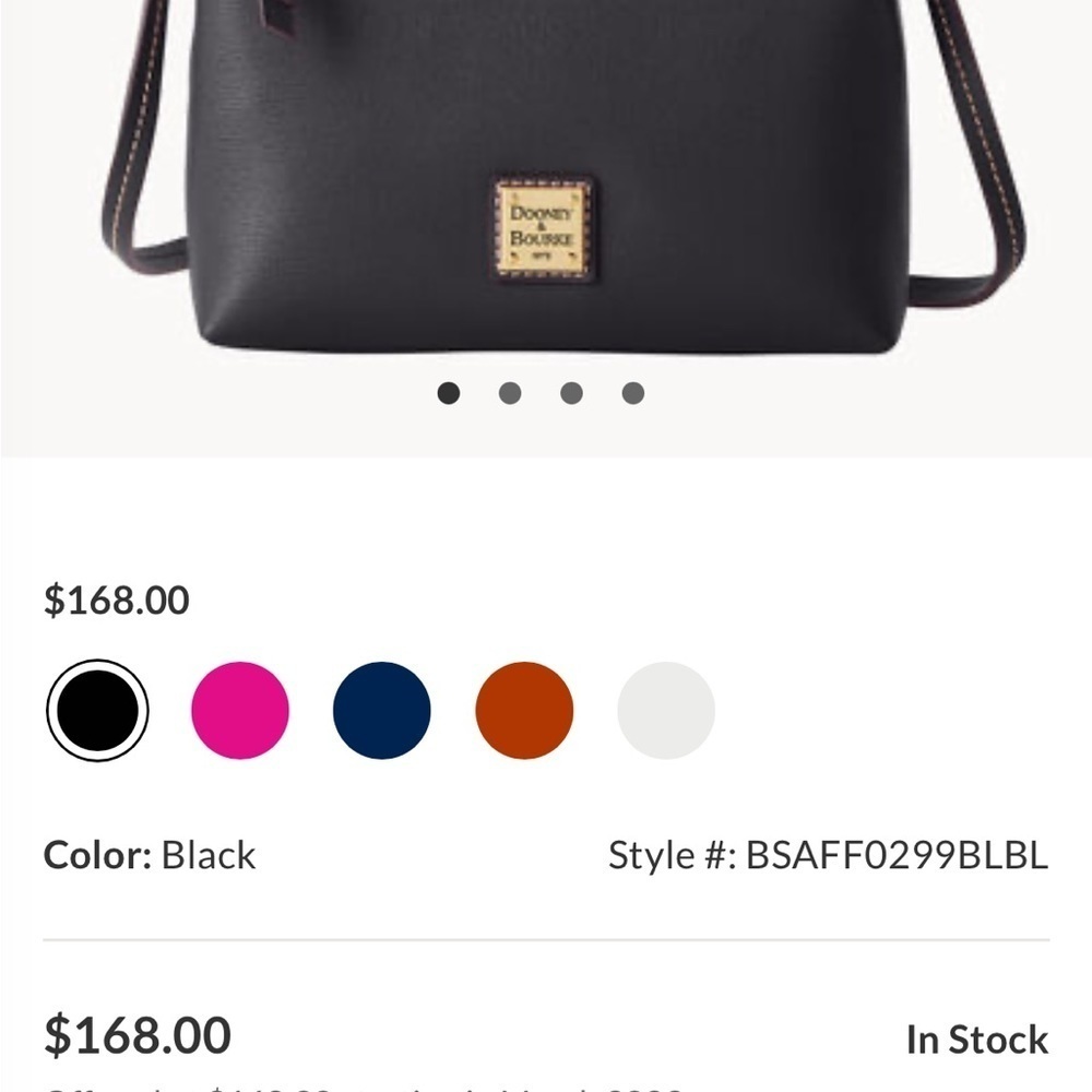 Saffiano Crossbody Pouchette - Picture 4 of 4